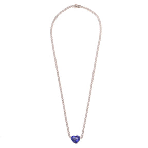 Purple Skies Heart Necklace