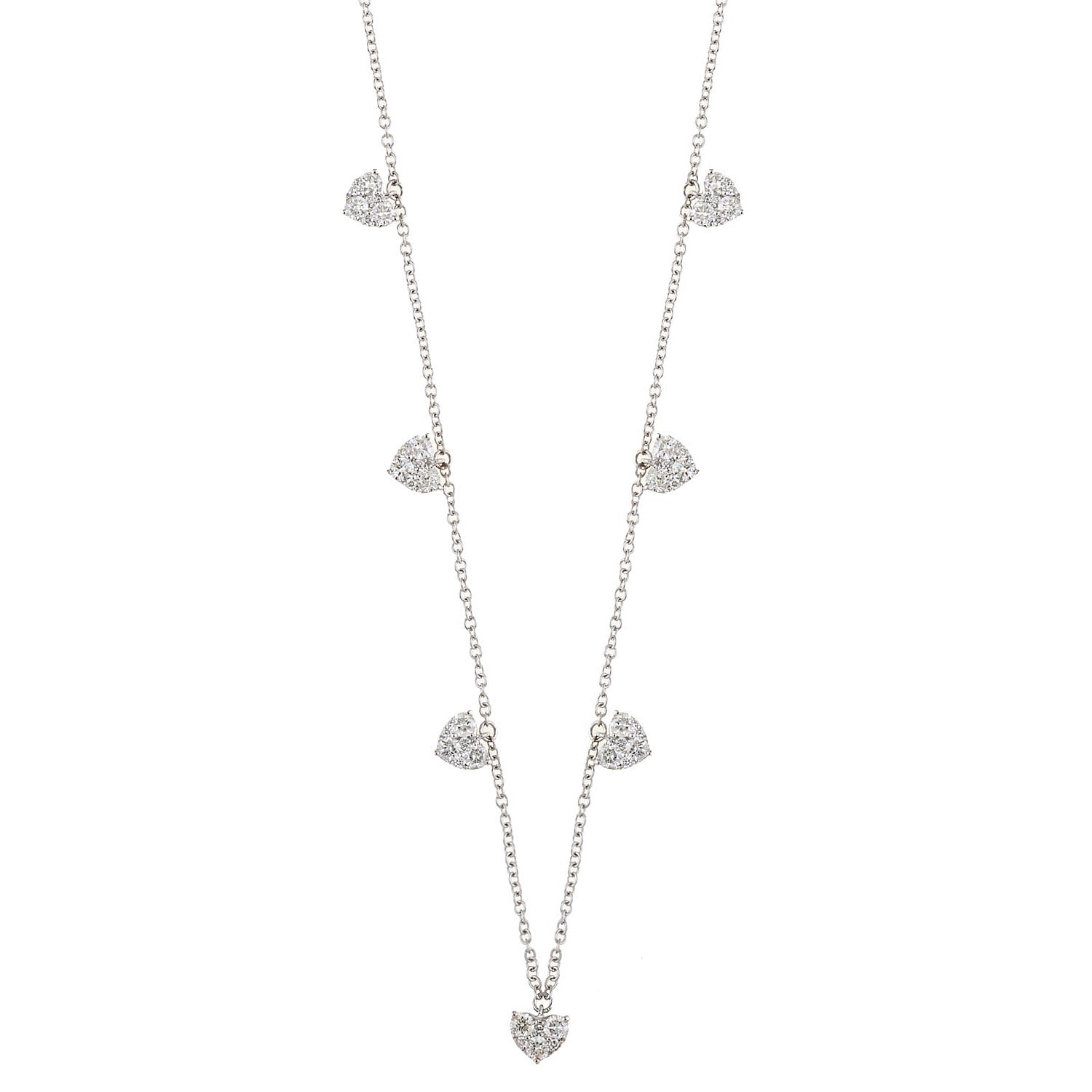 Fine Jewelry Necklace. Diamond Necklace. Gold and diamond Necklace. High end jewelry Necklace. Expensive jewelry. Expensive Necklace. Anatol jewelry. Kifissia. Golden Hall. Χρυσά κοσμήματα. Κοσμήματα Κηφισιά. Κολιέ με διαμάντια. Κολιέ με μπριγιάν. Ακριβό Κολιέ. Χρυσό Κολιέ. Diamond Hearts Necklace.