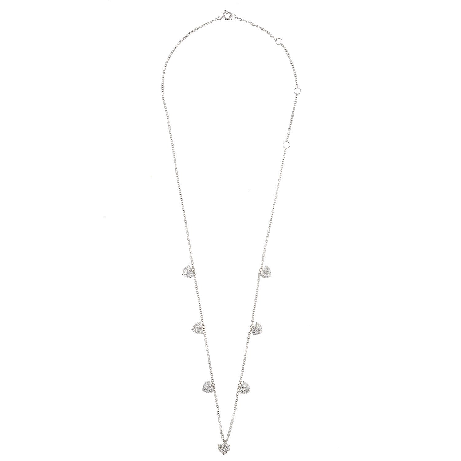 Fine Jewelry Necklace. Diamond Necklace. Gold and diamond Necklace. High end jewelry Necklace. Expensive jewelry. Expensive Necklace. Anatol jewelry. Kifissia. Golden Hall. Χρυσά κοσμήματα. Κοσμήματα Κηφισιά. Κολιέ με διαμάντια. Κολιέ με μπριγιάν. Ακριβό Κολιέ. Χρυσό Κολιέ. Diamond Hearts Necklace.