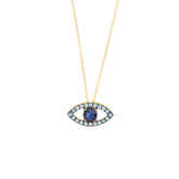 Aqua Eye Necklace