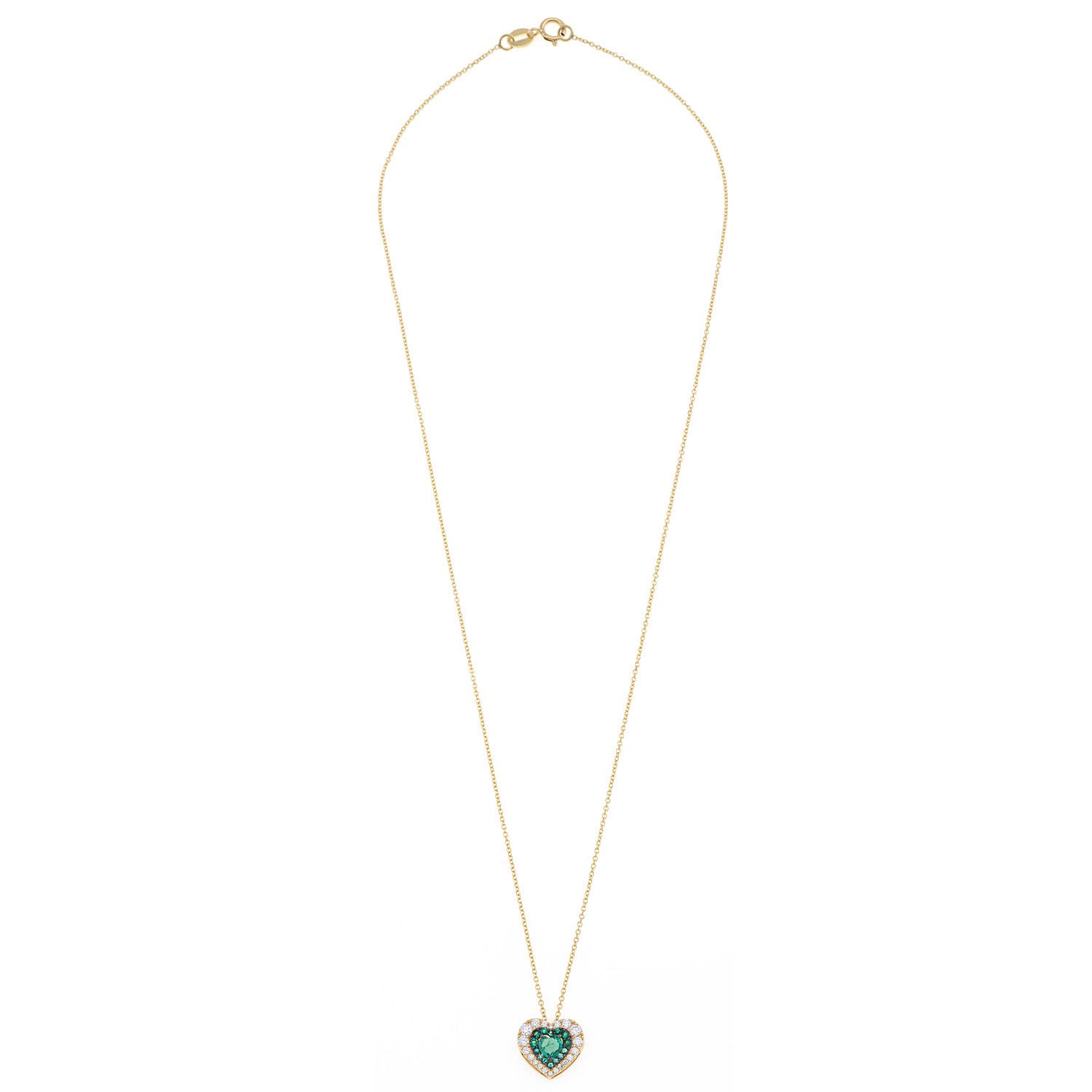 Green Layers of Love Necklace