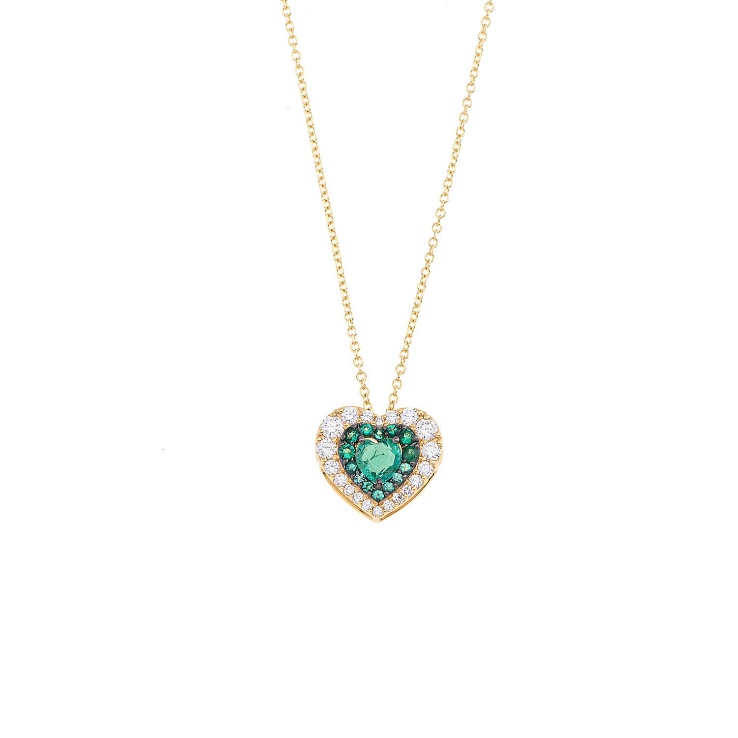 Green Layers of Love Necklace