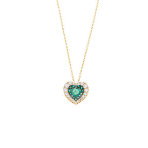 Green Layers of Love Necklace