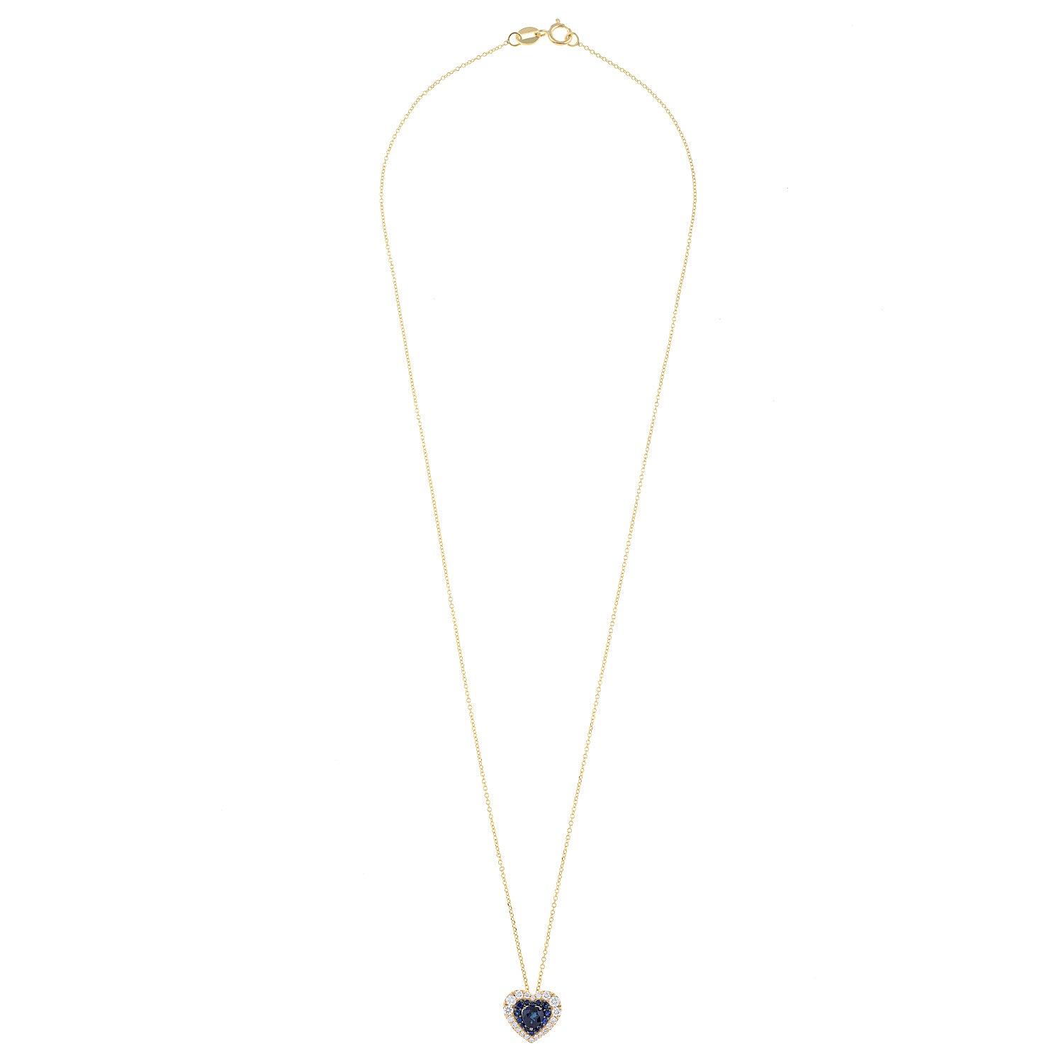 Blue Layers of Love Necklace
