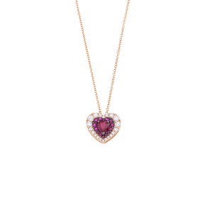 Red Layers of Love Necklace