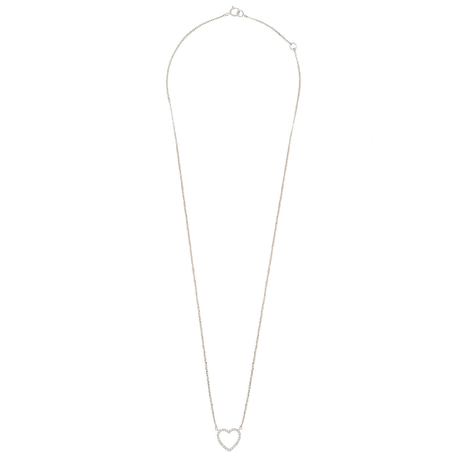 Diamond Necklace. Heart Necklace. Necklace Gift. Charm Gift. Diamond heart. Chain Necklace. Anatol Jewelry. Fine Jewelry. Golden Hall. Kifissia. Athens.
