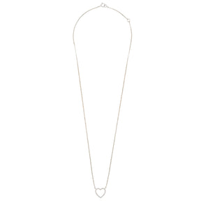 Diamond Necklace. Heart Necklace. Necklace Gift. Charm Gift. Diamond heart. Chain Necklace. Anatol Jewelry. Fine Jewelry. Golden Hall. Kifissia. Athens.