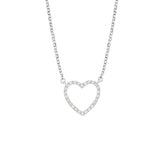 Diamond Necklace. Heart Necklace. Necklace Gift. Charm Gift. Diamond heart. Chain Necklace. Anatol Jewelry. Fine Jewelry. Golden Hall. Kifissia. Athens.
