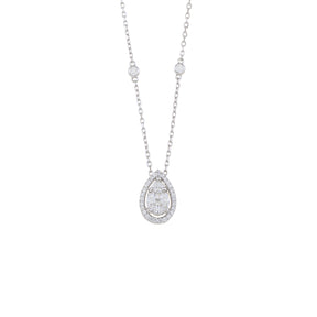 Pear Diamond Necklace