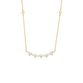 Pear Bar Diamond Necklace
