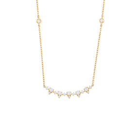 Pear Bar Diamond Necklace