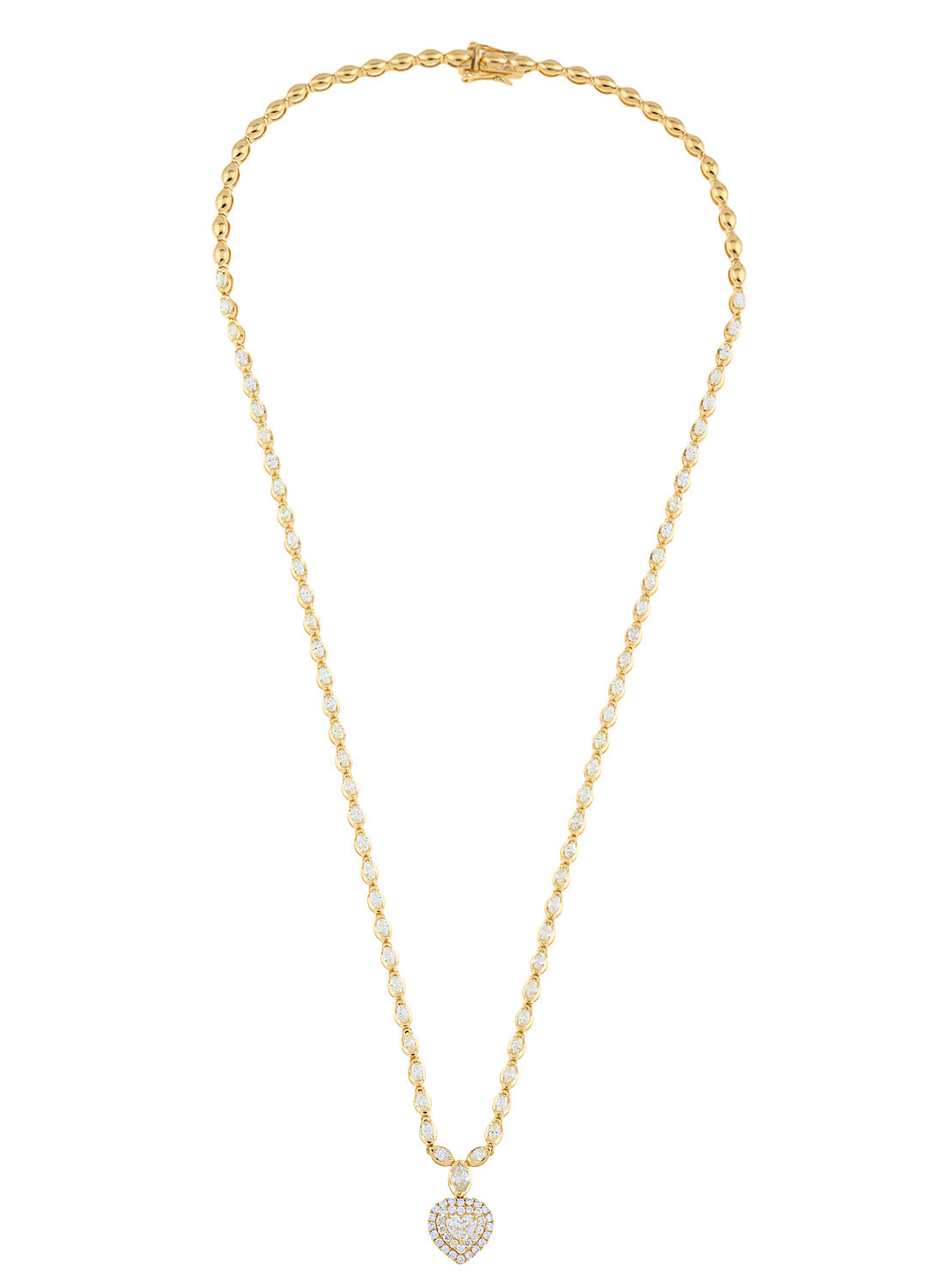 Sunlit Affection Heart Necklace