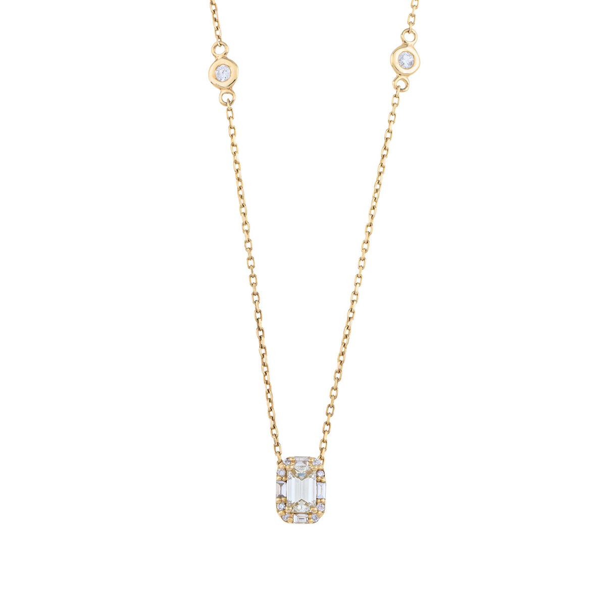 Yellow Diamond Necklace