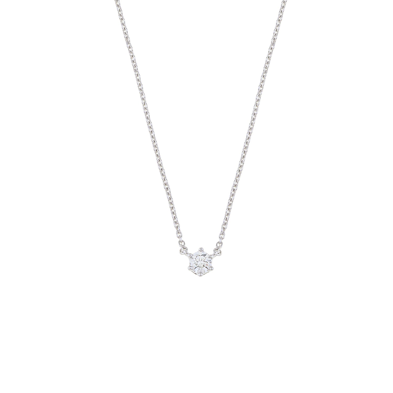 0.15CT, F, VVS DIAMOND NECKLACE