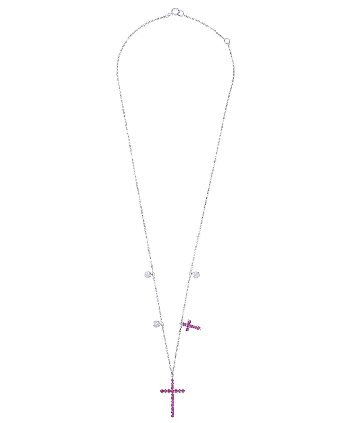 Double Cross Necklace