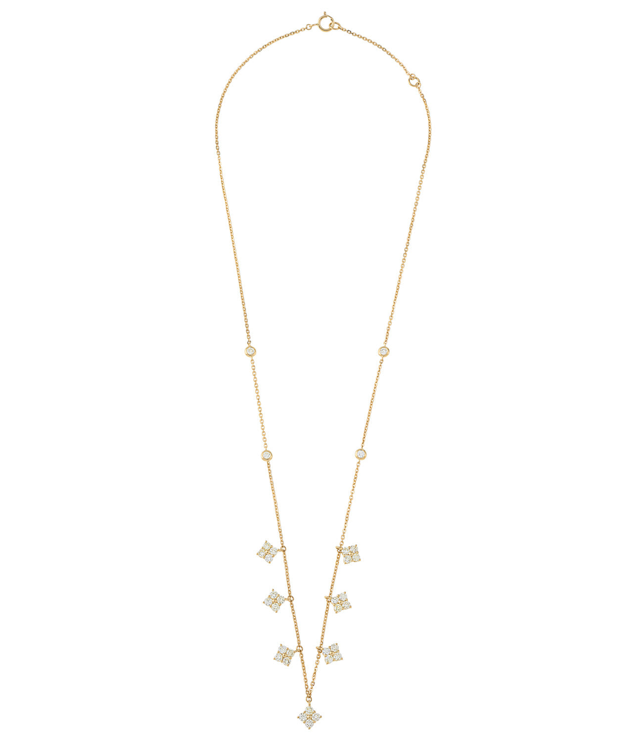 Mini Cross Drops Necklace