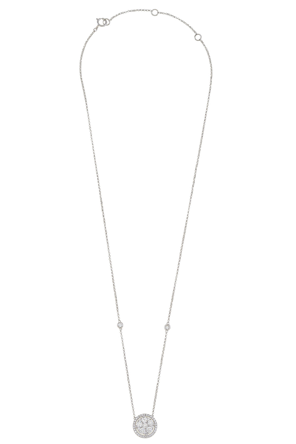 Cluster Diamond Necklace