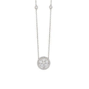 Cluster Diamond Necklace
