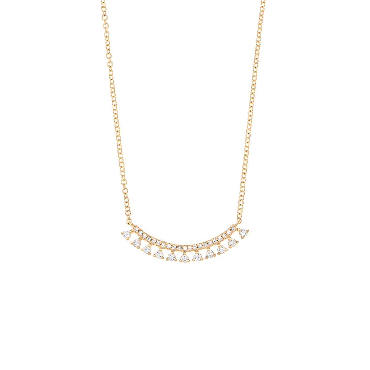 Diamond Bar Necklace