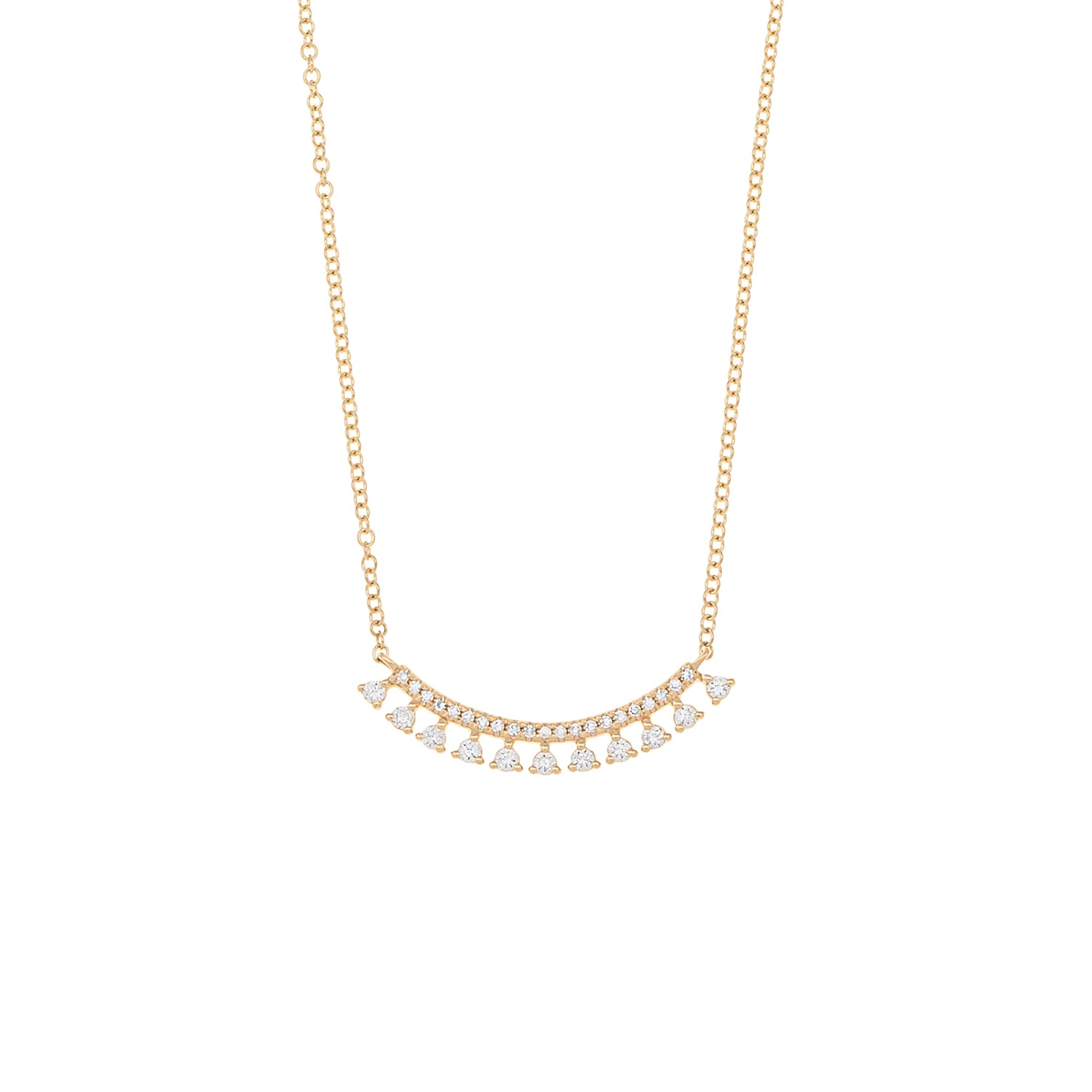 Diamond Bar Necklace