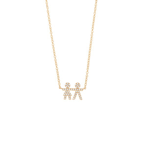 Brother Sister Necklace