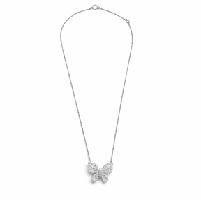 Stunning Diamond Butterfly Necklace