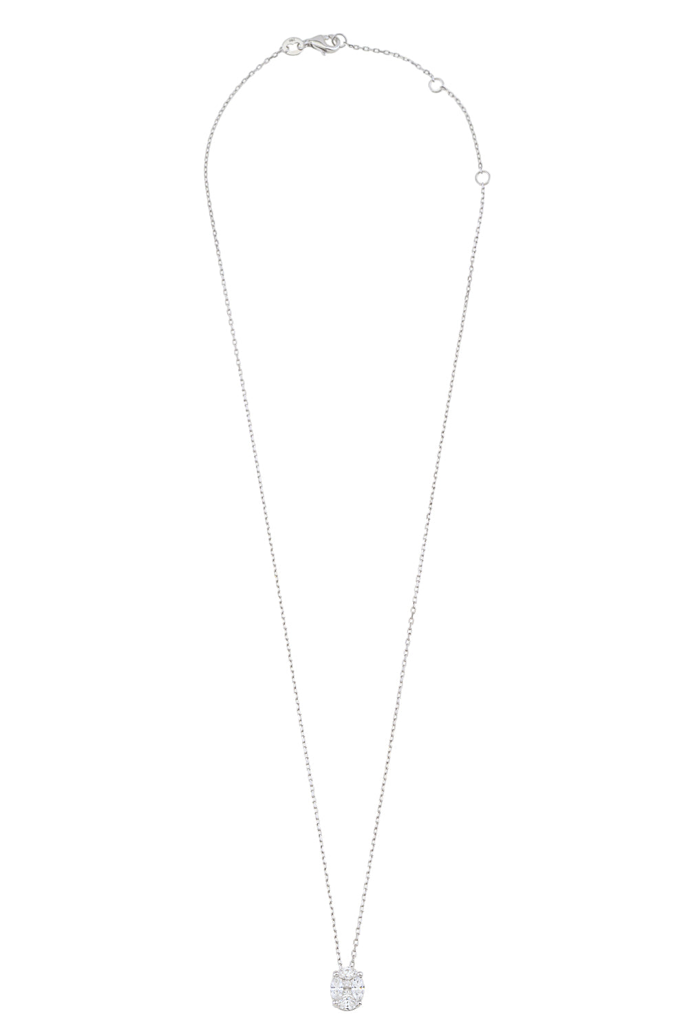 Round Diamond Pendant Necklace