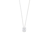 Round Diamond Pendant Necklace
