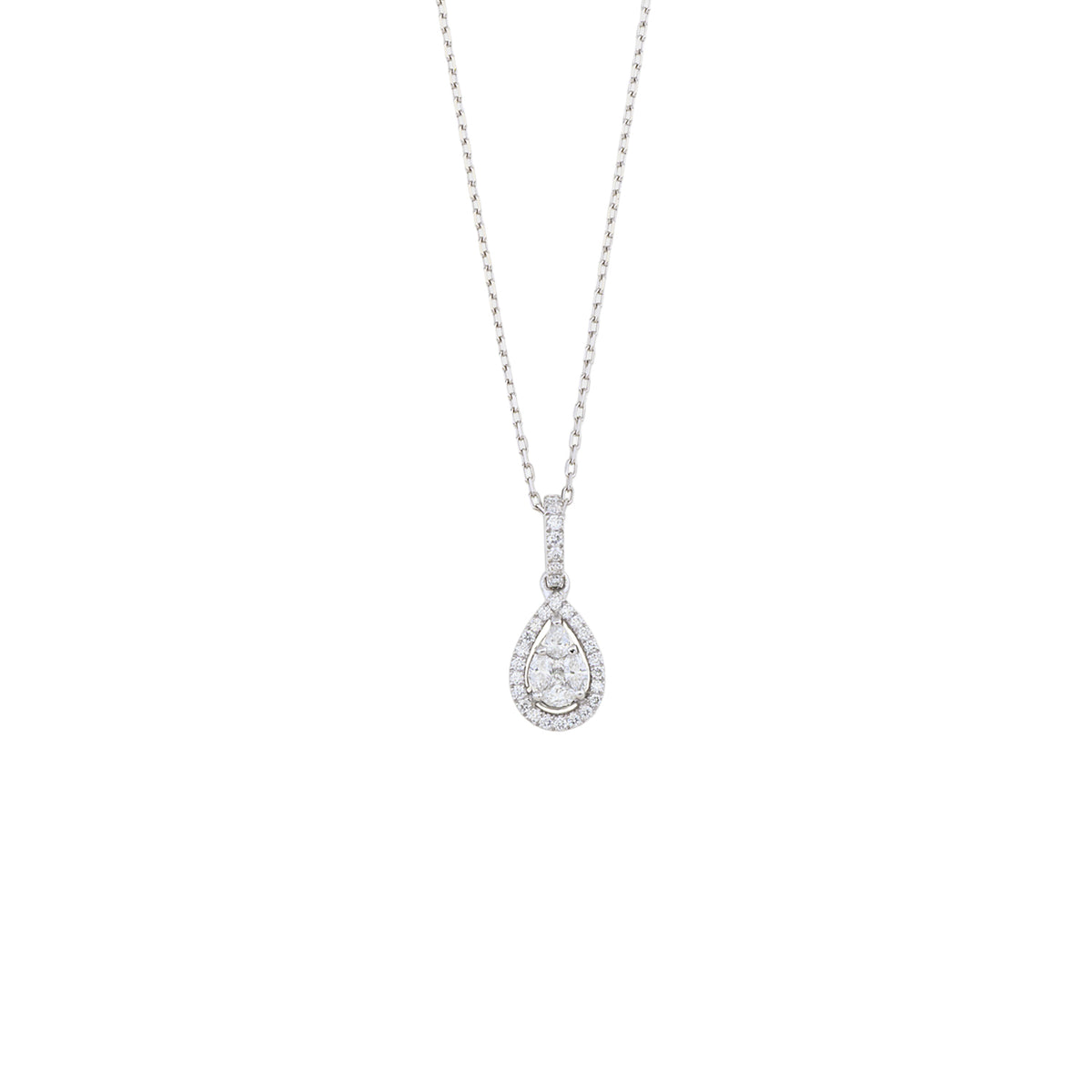 Diamond Teardrop Necklace