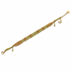 Heart on Beads Bracelet