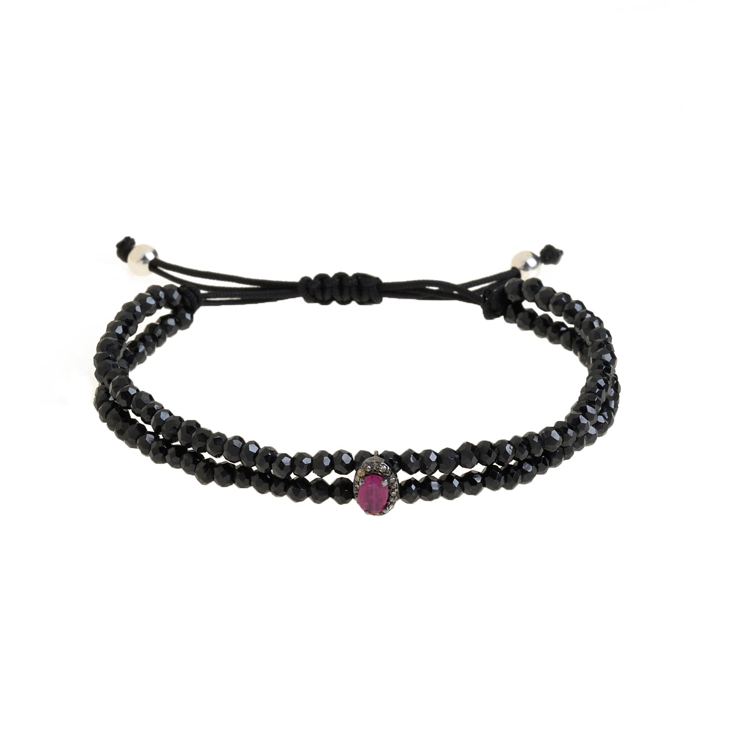 Gold and diamond chain bracelet. Ruby bracelet. Red Ruby bracelet. Diamond and ruby bracelet. Anatol jewellery. Fine jewellery. Χρυσά κοσμήματα. Χρυσό βραχιόλι. Βραχιόλι με μπριγιάν. Βραχιόλι με ρουμπίνη. Βραχιόλι με διαμάντια και ρουμπίνια.