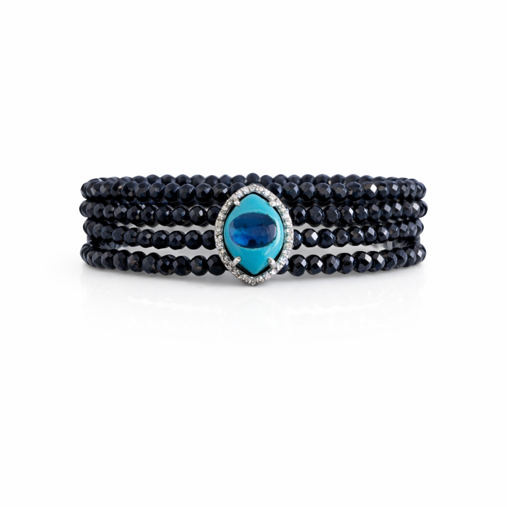 Blue Water Eye Bracelet