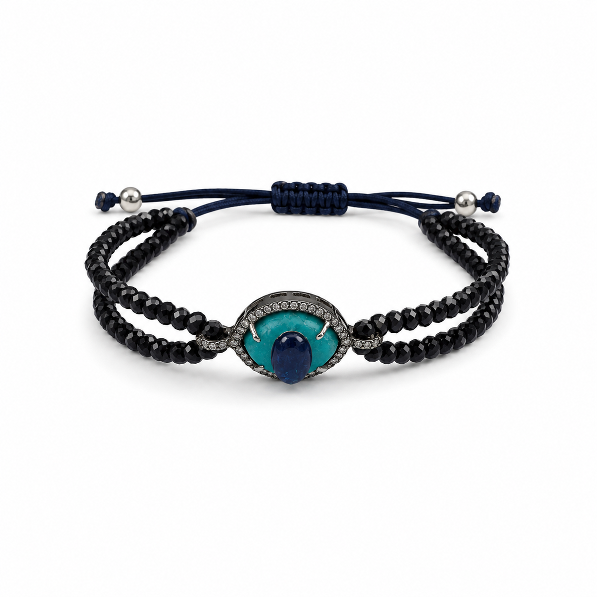3D Evil Eye Beaded Bracelet