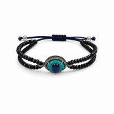 3D Evil Eye Beaded Bracelet