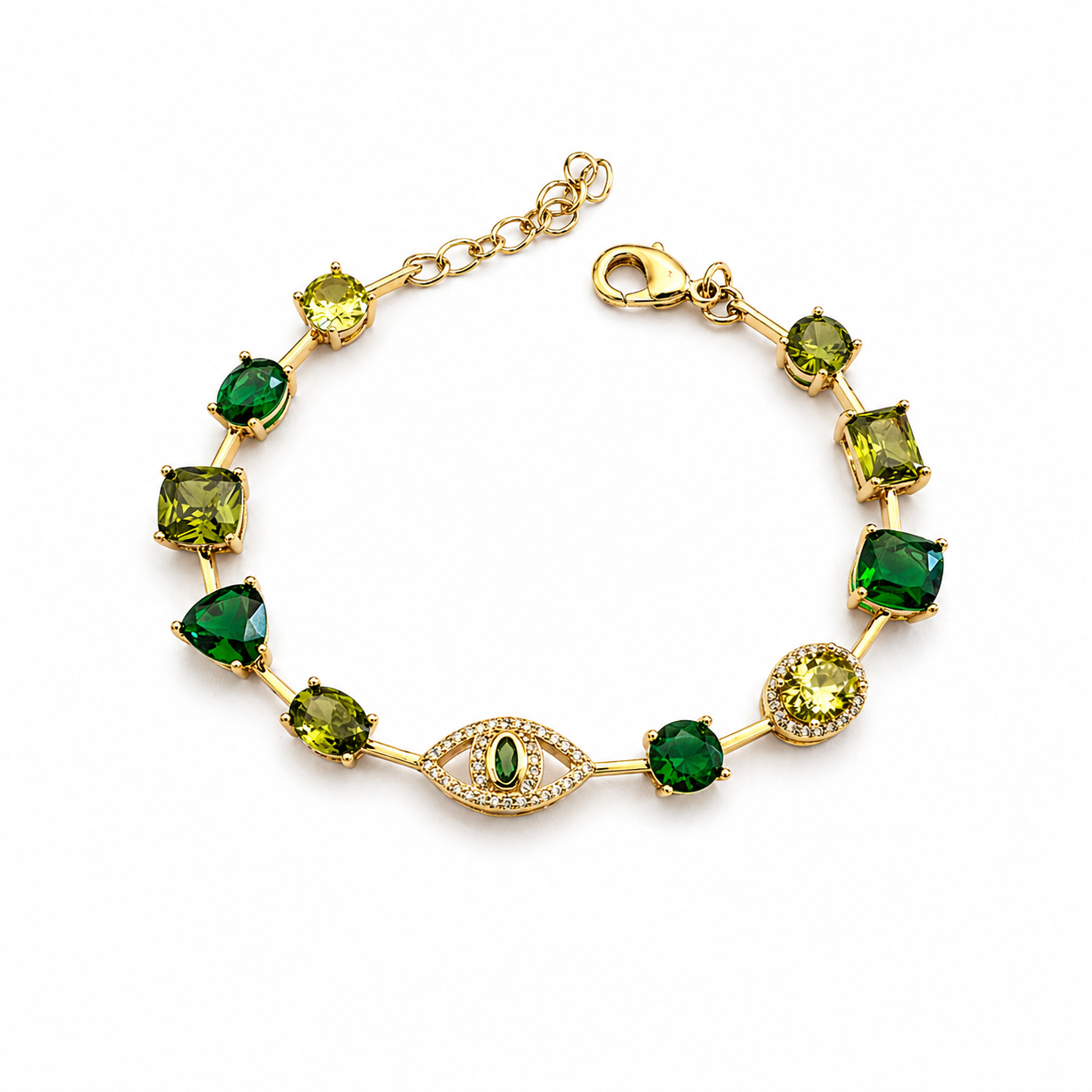 Olive Eye Bracelet