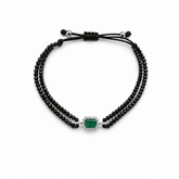 Emerald Clip Bracelet