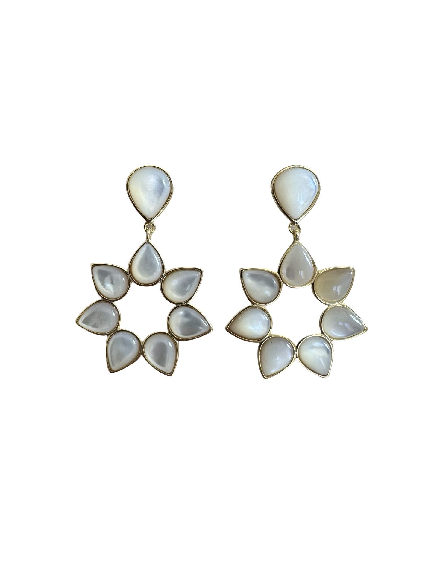 White Sun Earrings