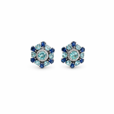 Blue Fountain Earrings