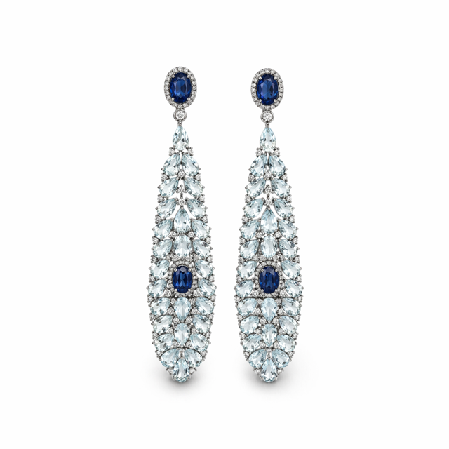 Caster Blue Earrings