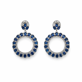 Blue Base Earrings