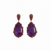 Purple Plum Earrings
