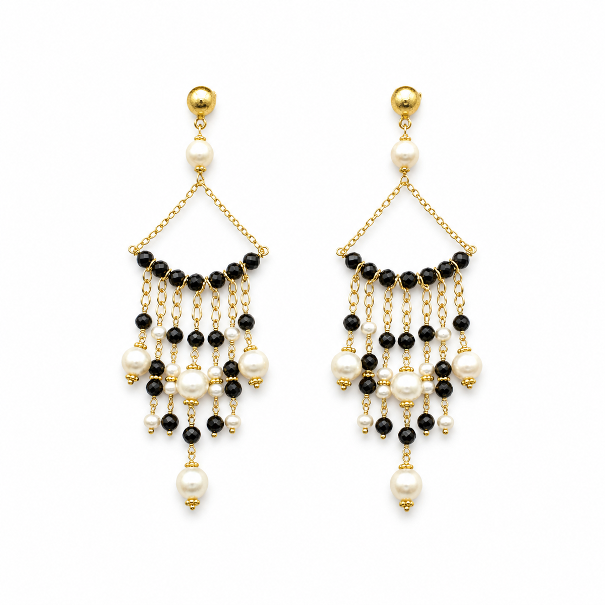 Dark Knight Chandelier Earrings