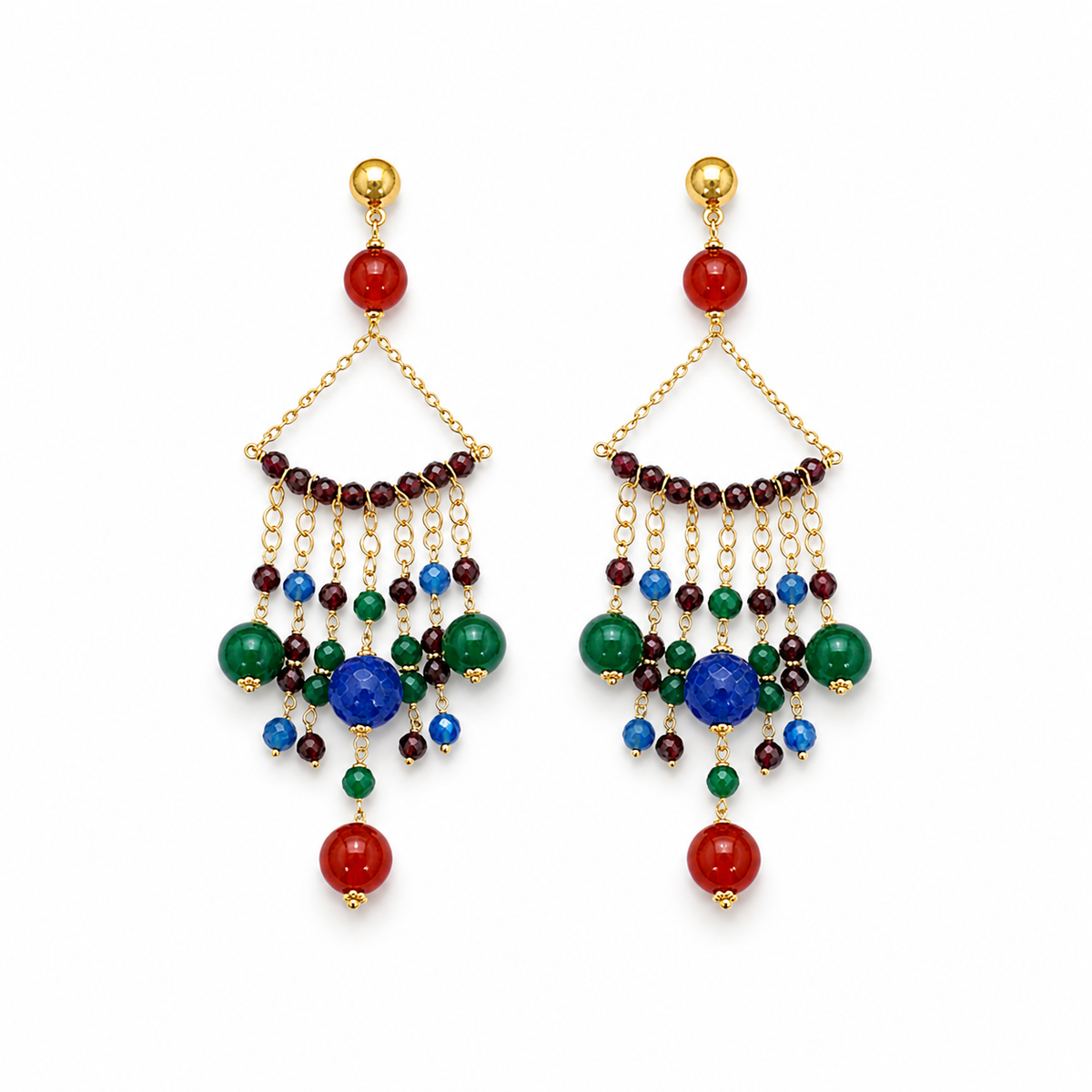 Autumn Colors Chandelier Earrings