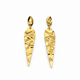 Marble Tapered Drop Earrings