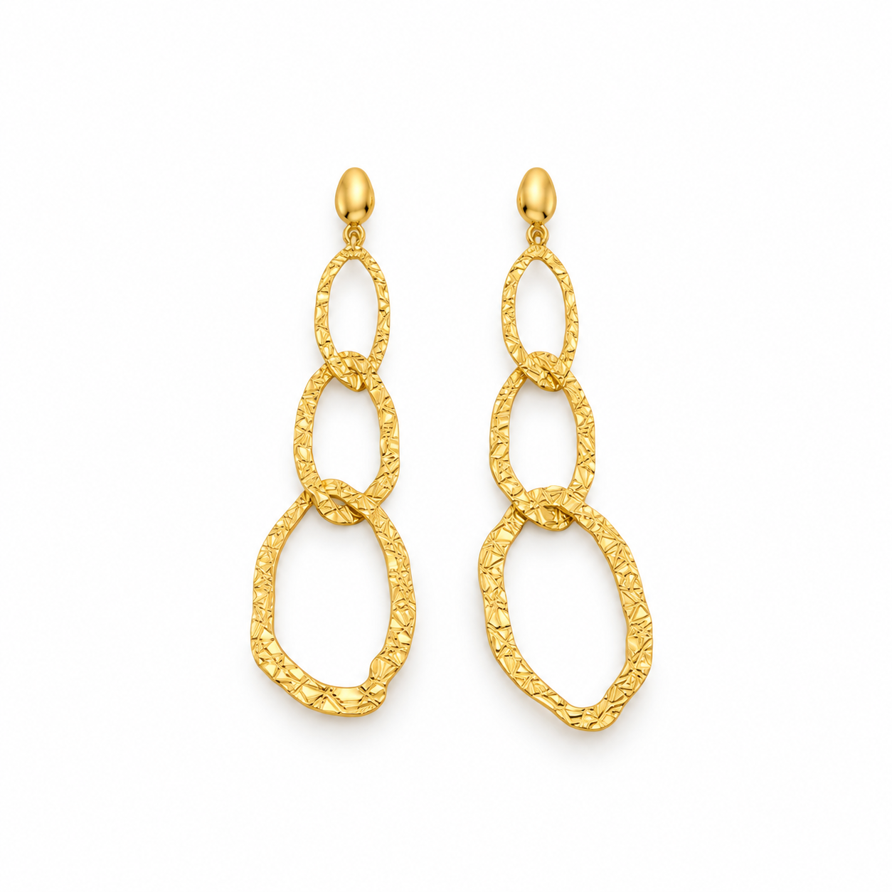Triple Loop Earrings