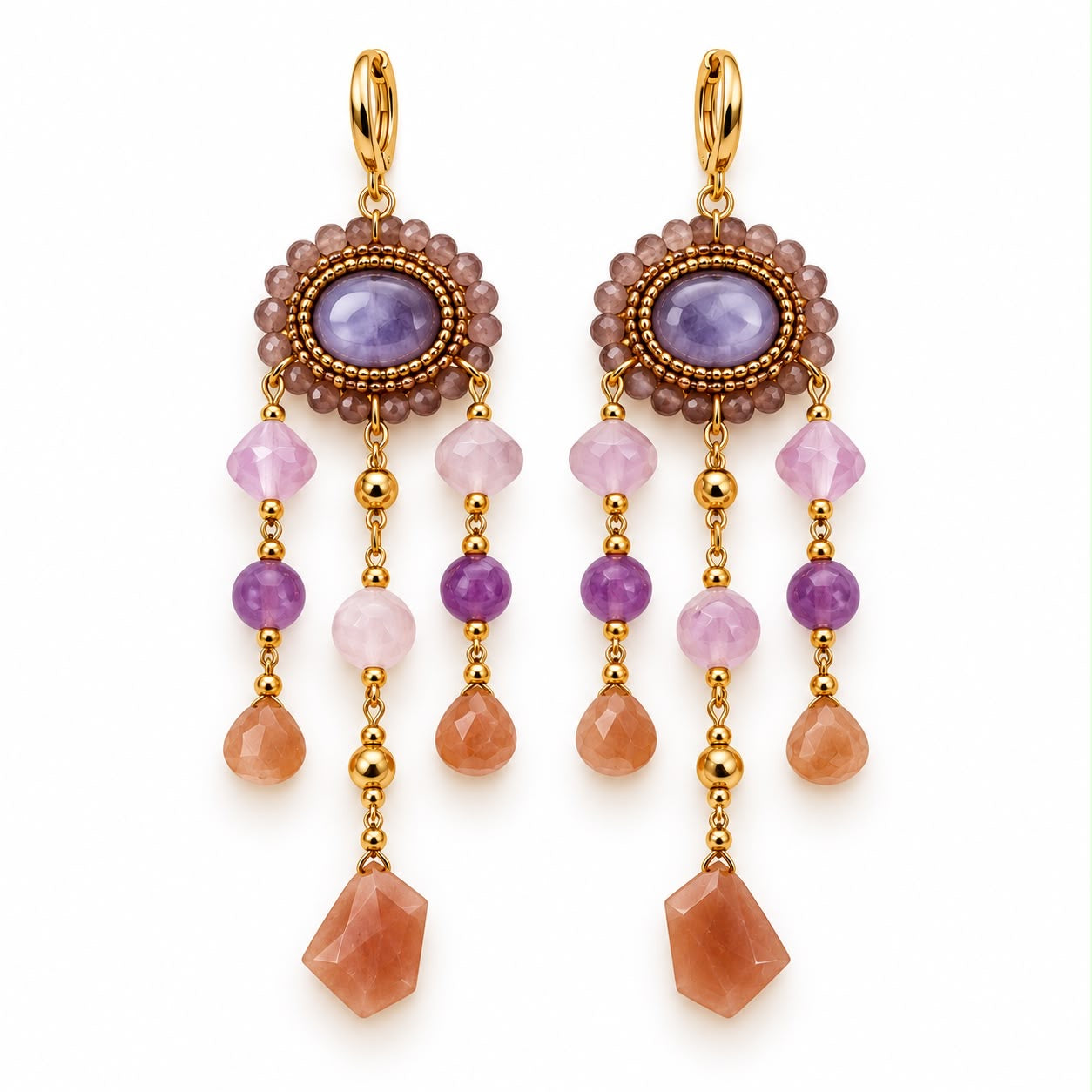 Orchid Glow Earrings