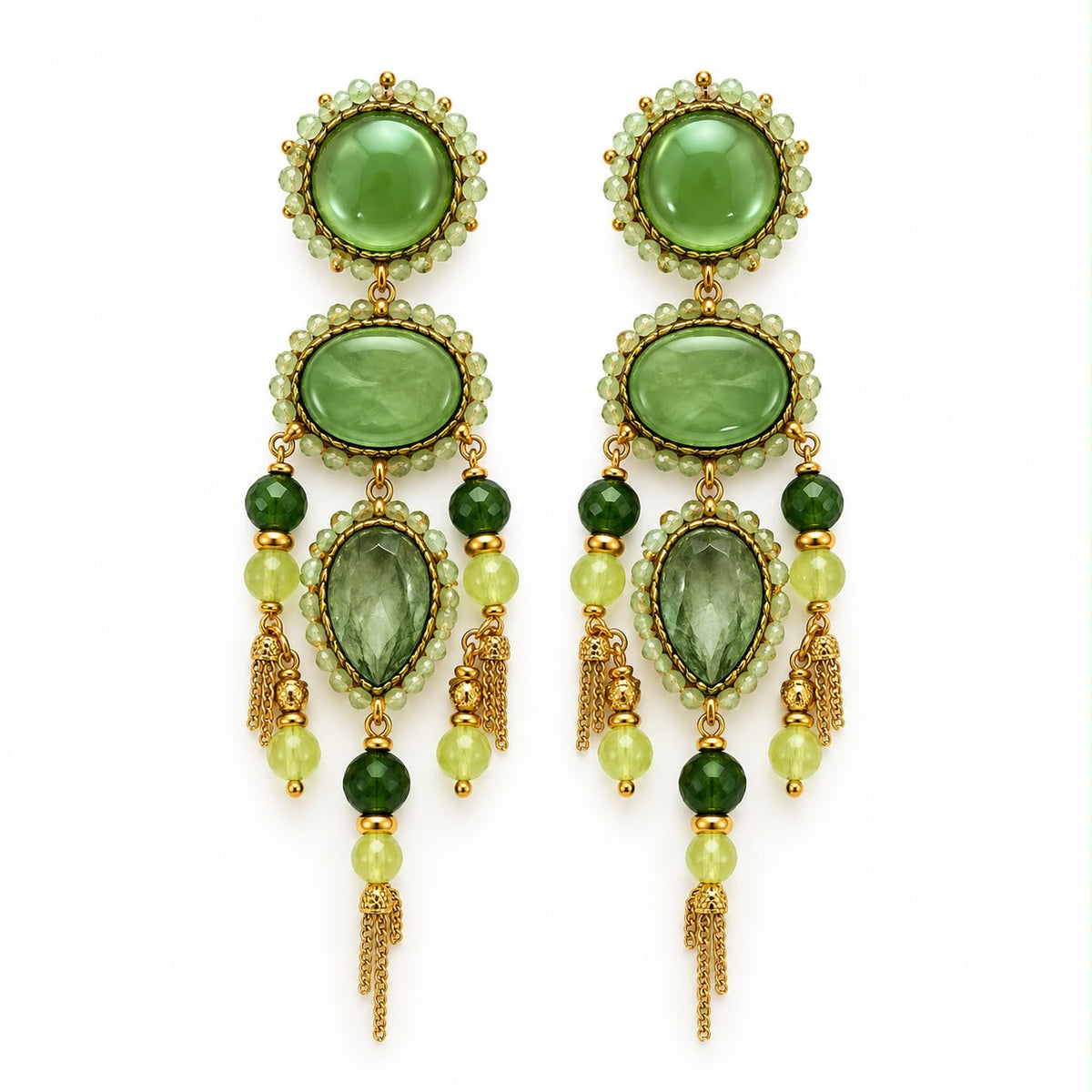 Verdant Cascade Earrings