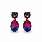 Violet Bloom Earrings