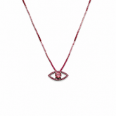 Pink Eye Necklace