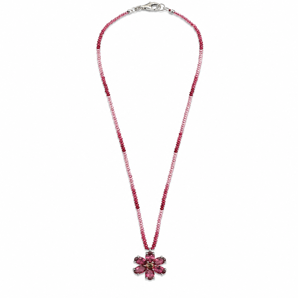 Pink Flower Necklace